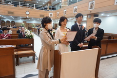 거룩하고 아름다운 혼배미사 !!